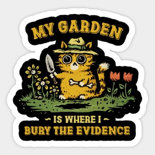 Bury The Evidence Sticker
